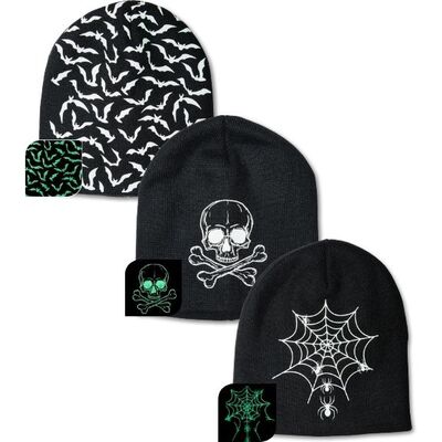 3 unterschiedliche Halloween Kostüm Mützen