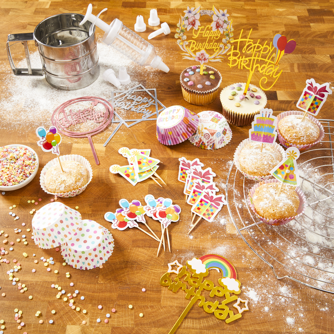 Kuchen mit Kuchendekoration