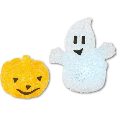 Geist und Kürbis LED Figuren